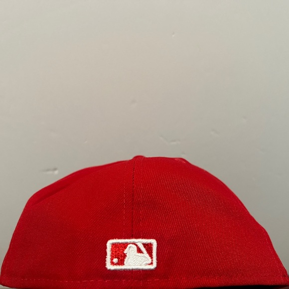 New Era, 59Fifty Fitted Hat, New York Yankees, Red & White - Picture 4 of 10